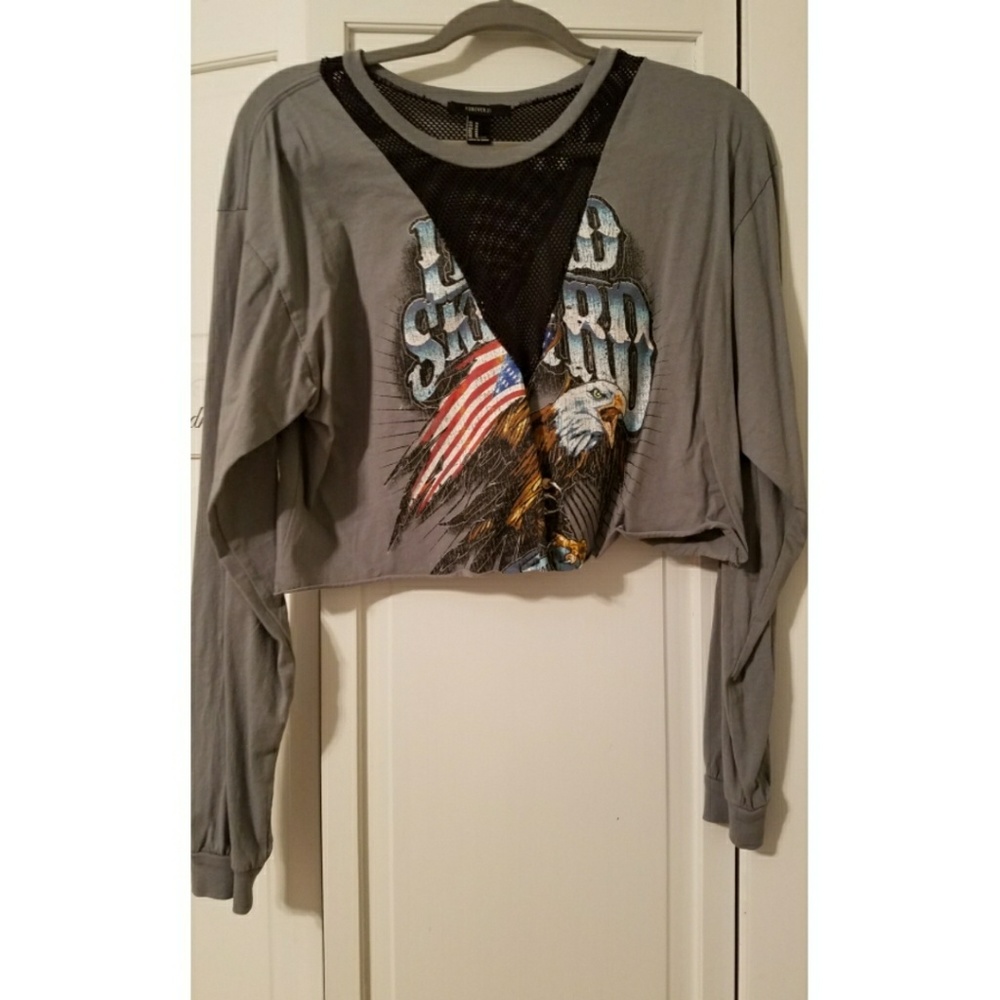 Cropped Lynrd Skynrd Shirt